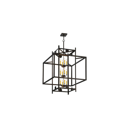 Uma 12 Light 51" Wide Taper Candle Pendant