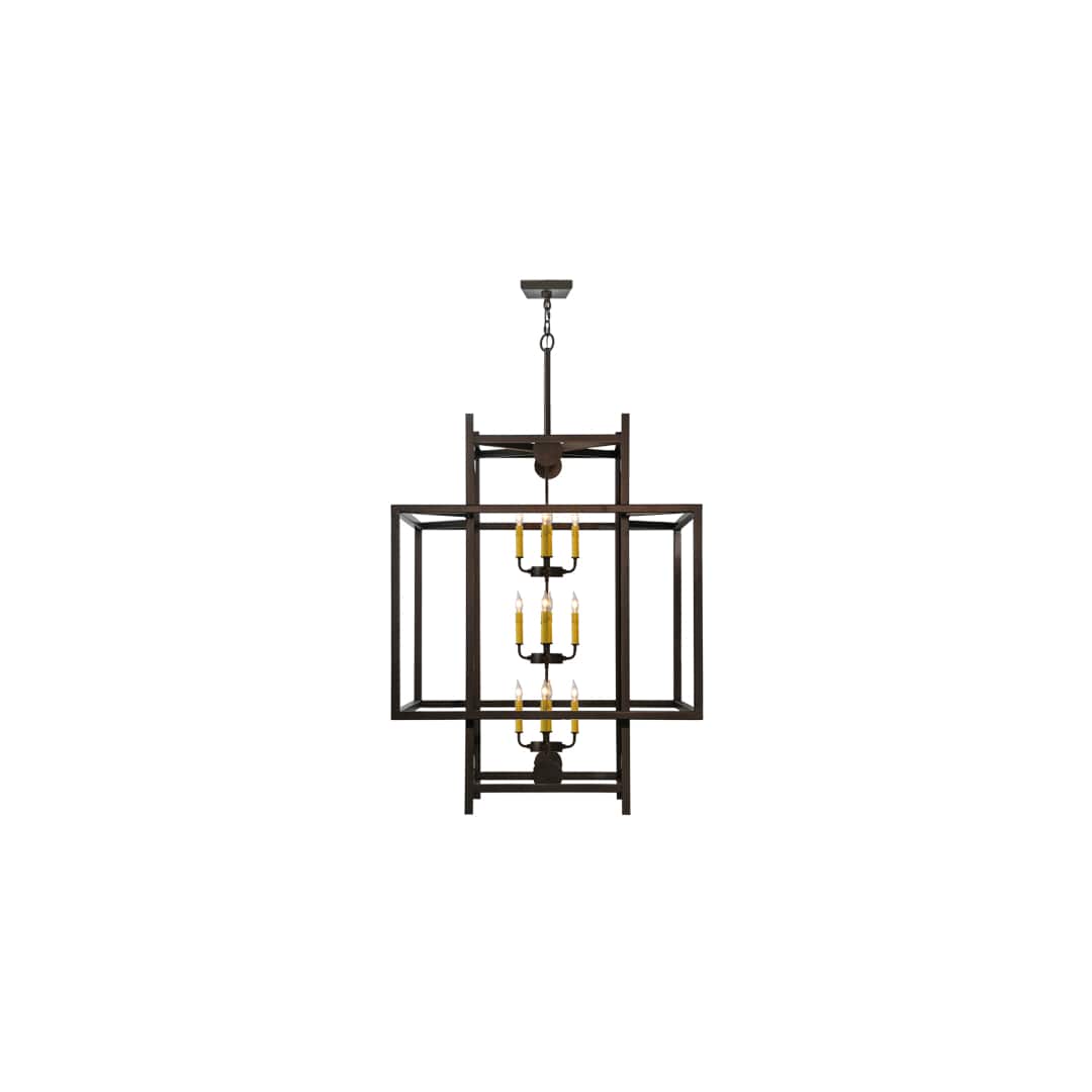 Uma 12 Light 51" Wide Taper Candle Pendant