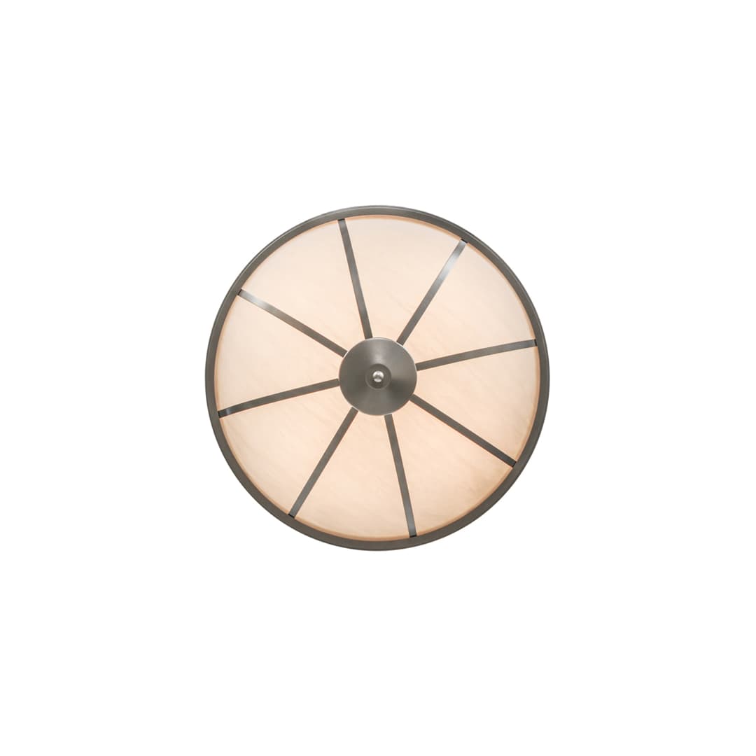 Commerce 4 Light 35" Wide Semi-Flush Bowl Ceiling Fixture - Nickel Finish