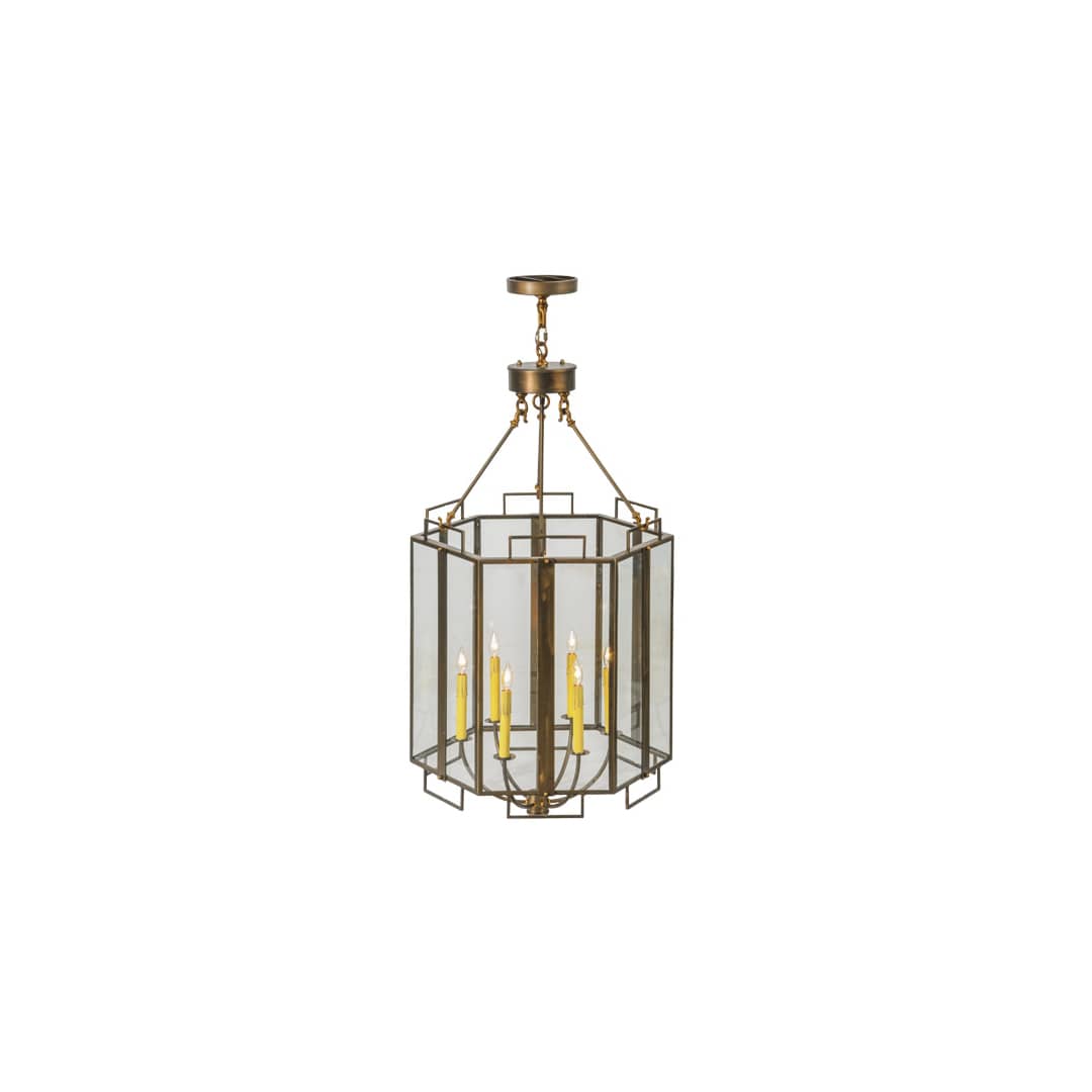 Abbey 6 Light 24" Wide Taper Candle Pendant