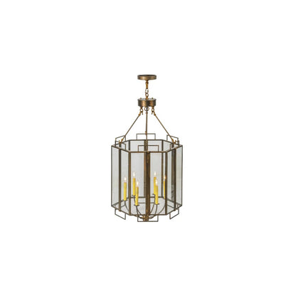 Abbey 6 Light 24" Wide Taper Candle Pendant