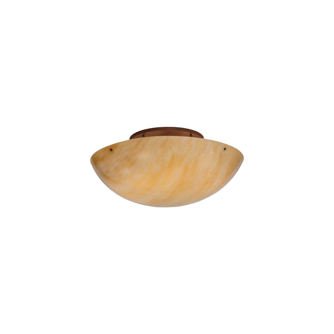 Artesia 8 Light 48" Wide Semi-Flush Bowl Ceiling Fixture - Cortez Gold Finish