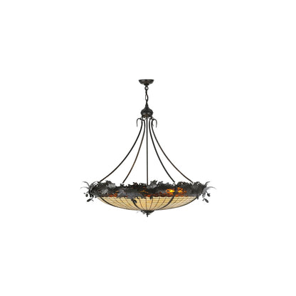 Greenbriar Oak 6 Light 45" Wide Pendant