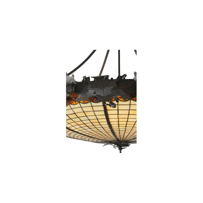 Greenbriar Oak 6 Light 45" Wide Pendant