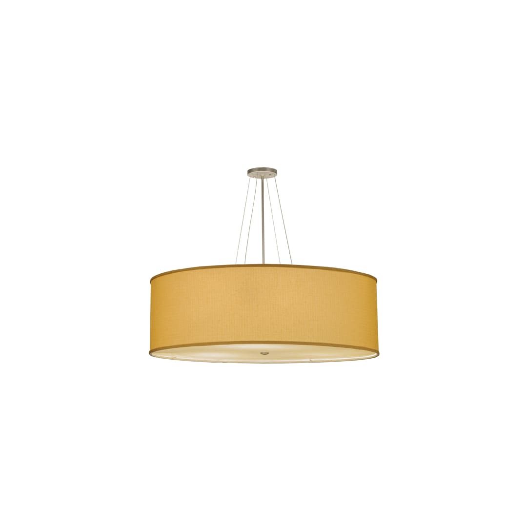 Cilindro Honey Bombay 3 Light 36" Wide Semi-Flush Drum Ceiling Fixture