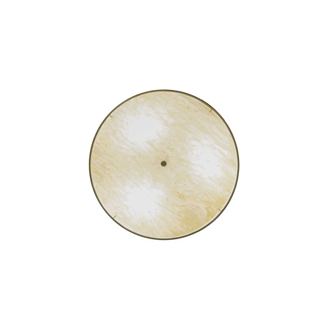 Cilindro Honey Bombay 3 Light 36" Wide Semi-Flush Drum Ceiling Fixture