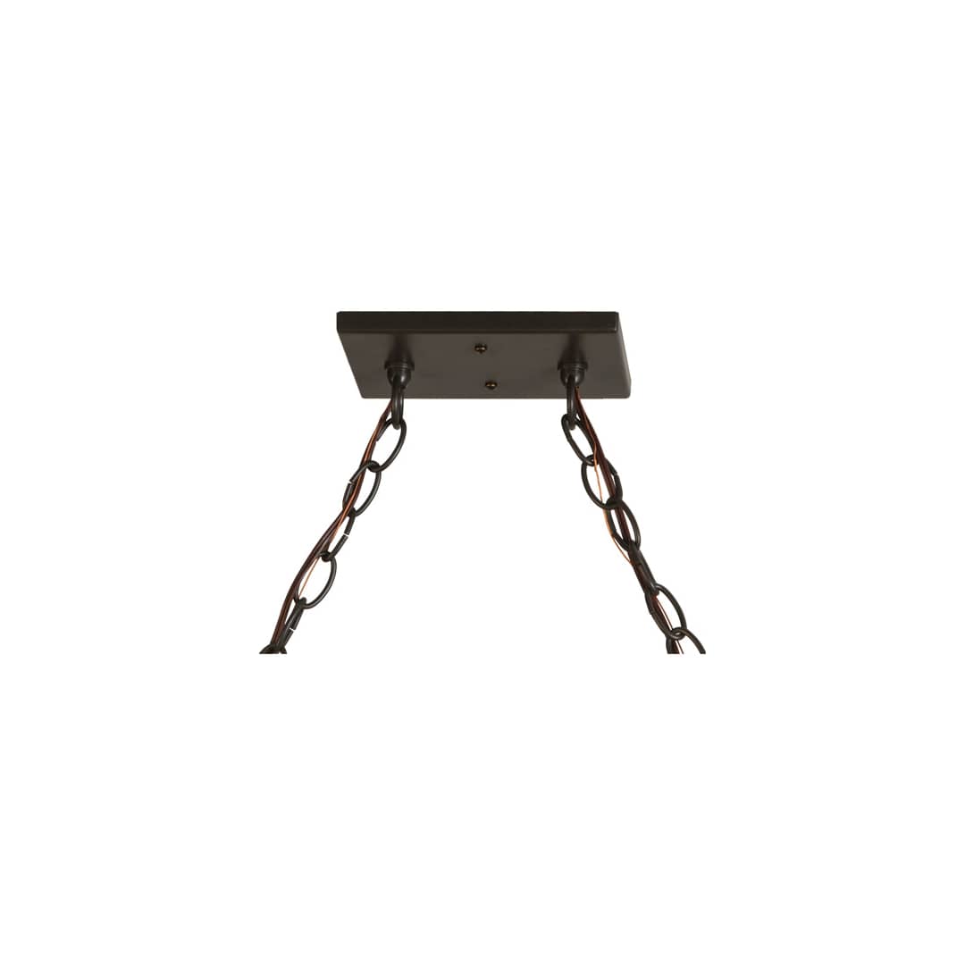 Moose at Lake 9 Light 18" Wide Linear Pendant