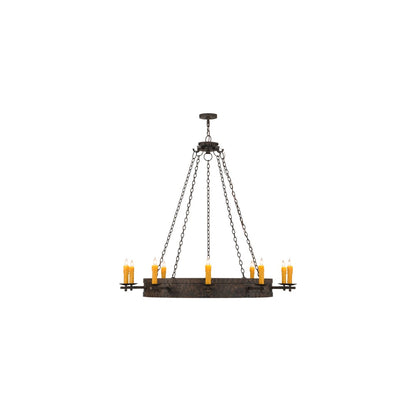 Parnella 10 Light 60" Wide Taper Candle Ring Chandelier