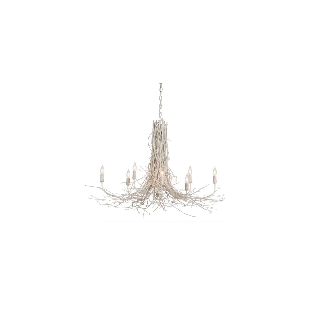 Twigs 8 Light 20" Wide Candle Style Chandelier