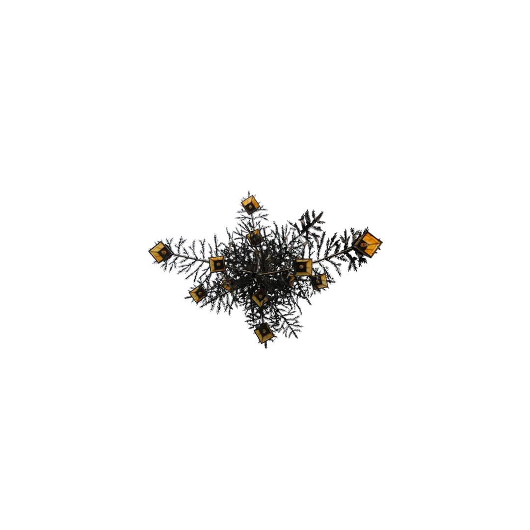 Pine Branch Valley View 12 Light 52" Wide Chandelier