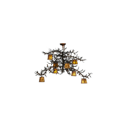 Pine Branch 8 Light 48" Wide Chandelier