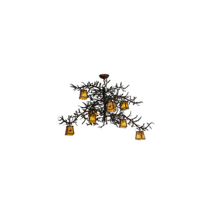 Pine Branch 8 Light 48" Wide Chandelier