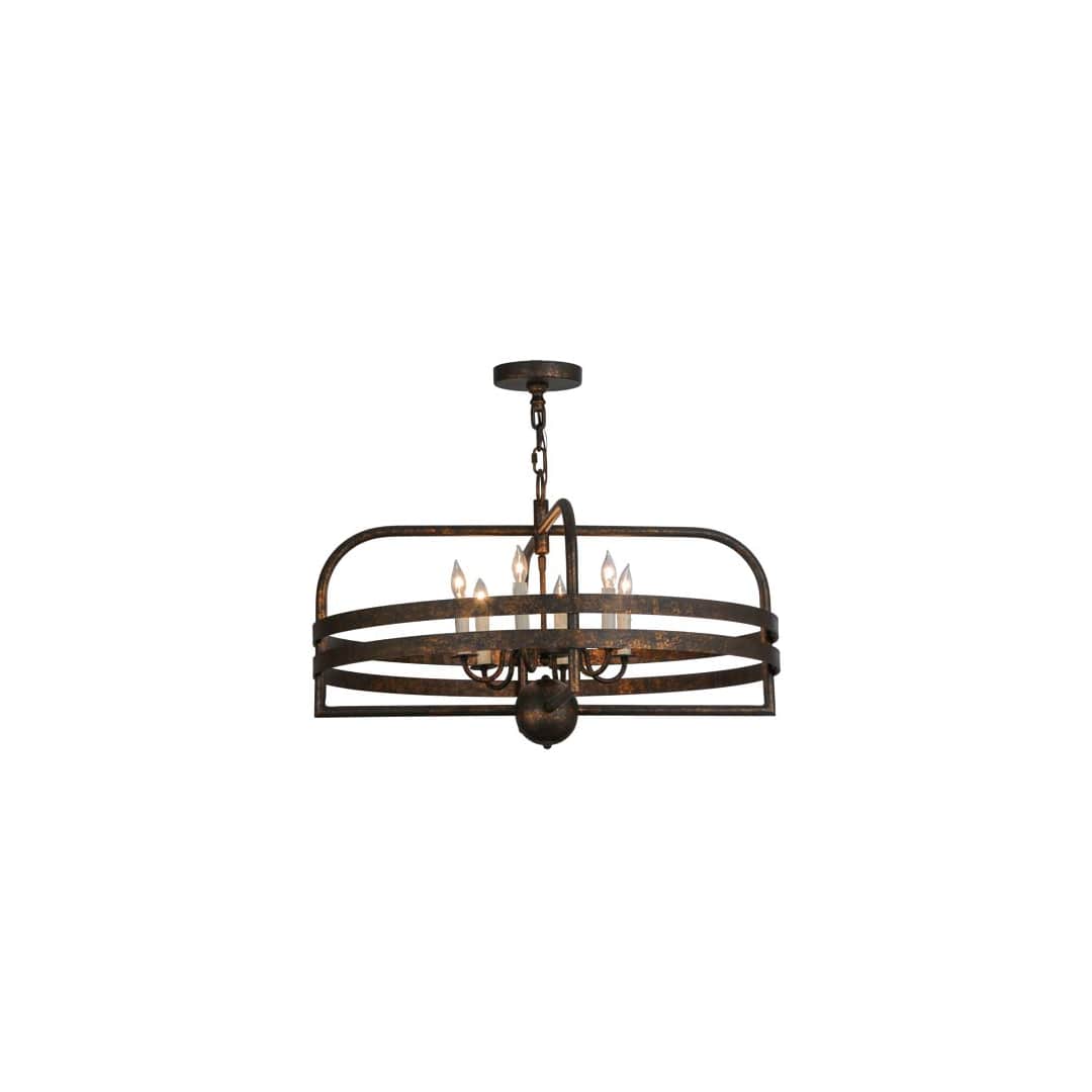 Aldari 6 Light 32" Wide Taper Candle Style Chandelier