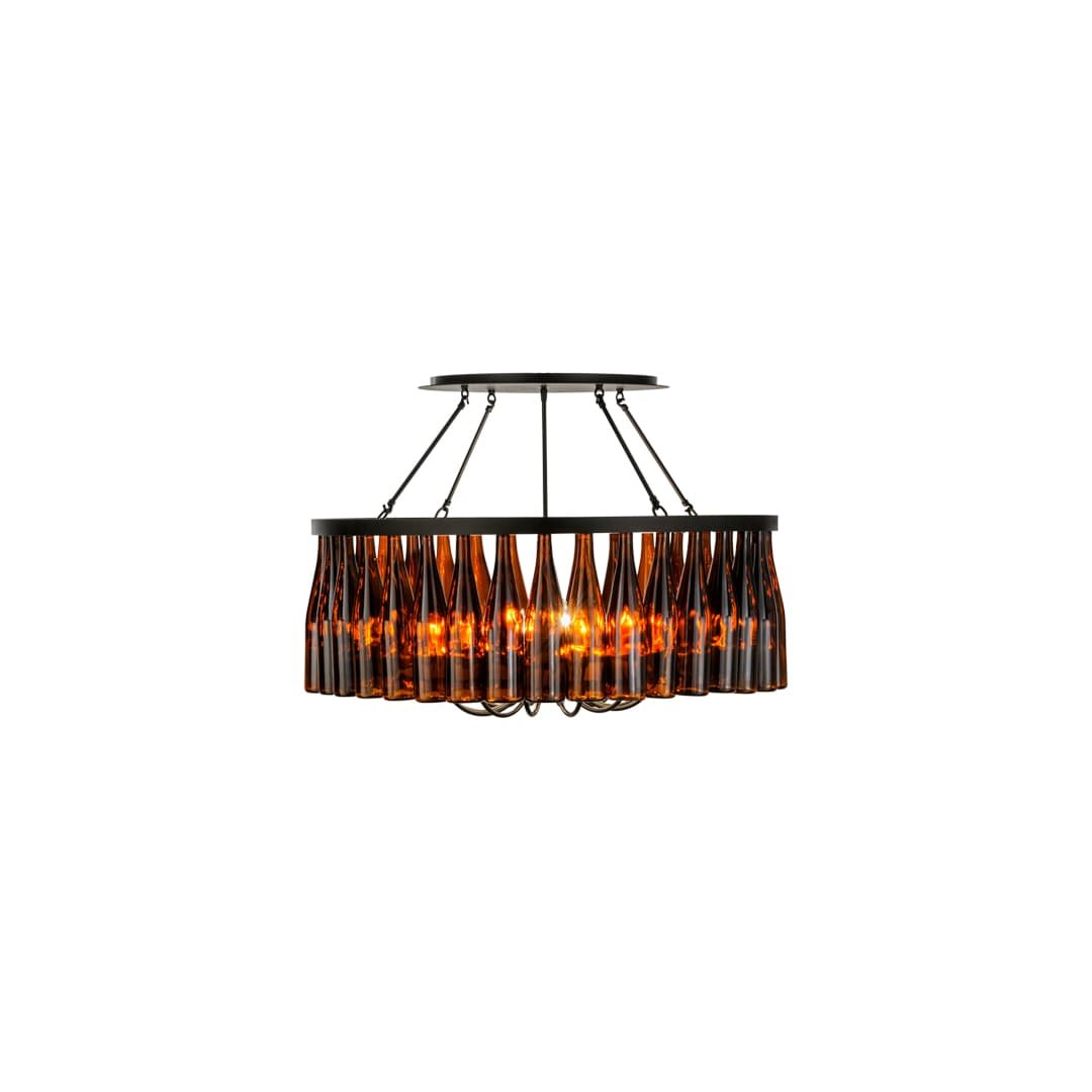 Tuscan Vineyard 12 Light 38" Wide Ring Chandelier