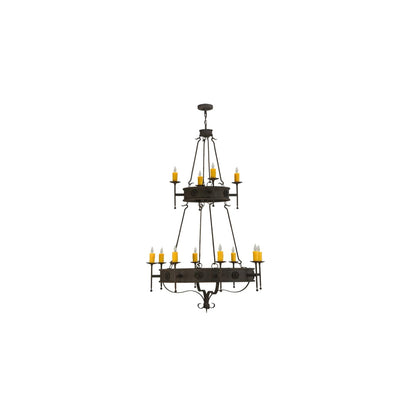 Lorenzo 12 Light 48" Wide Taper Candle Ring Chandelier