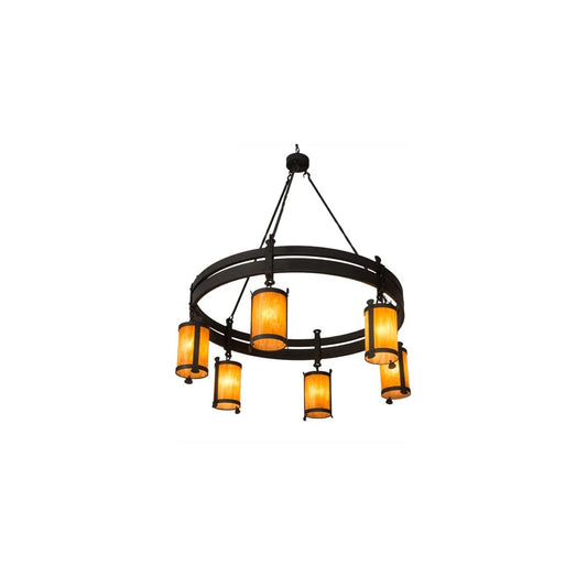 Beartooth 6 Light 55" Wide Ring Chandelier