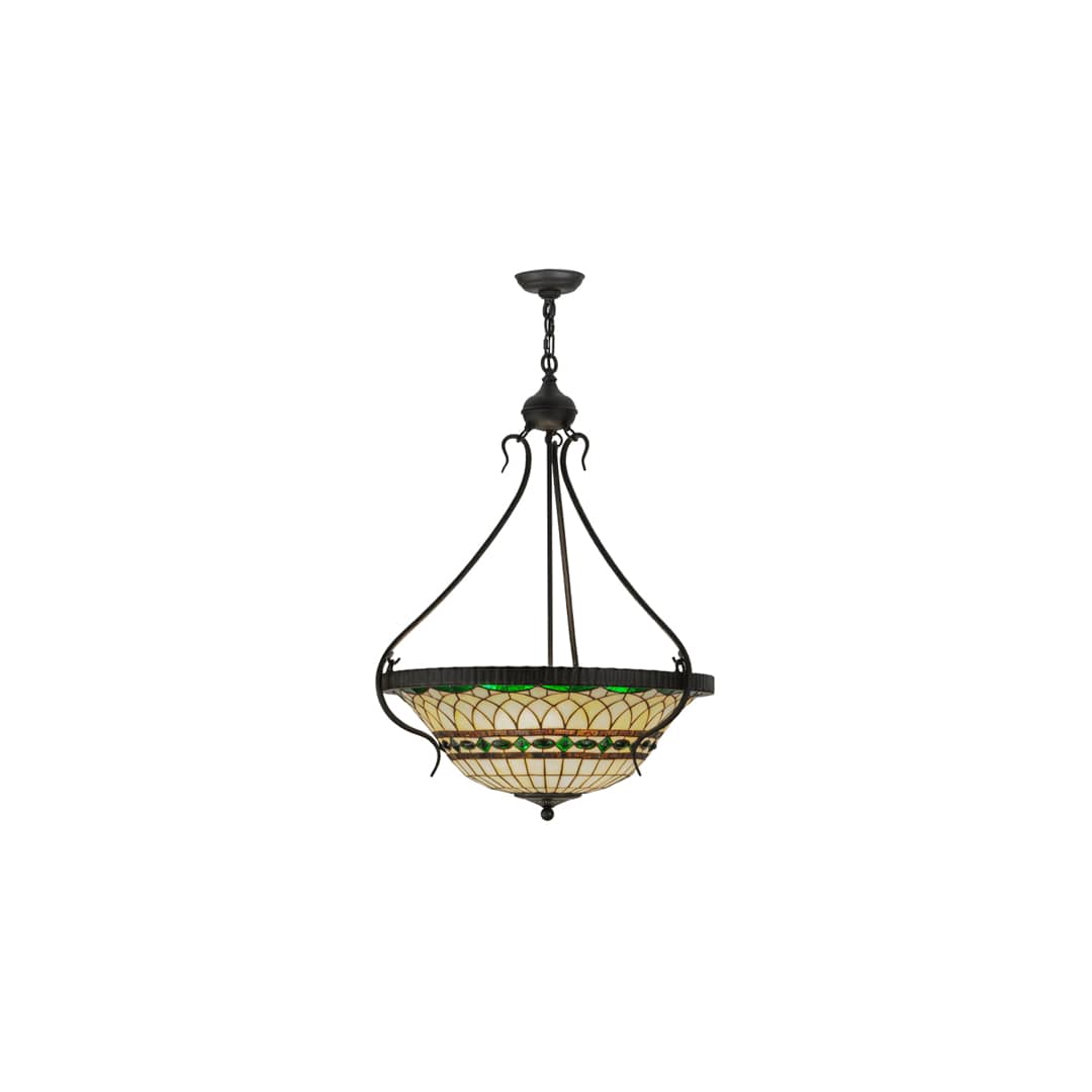 Tiffany Roman 4 Light 27" Wide Pendant