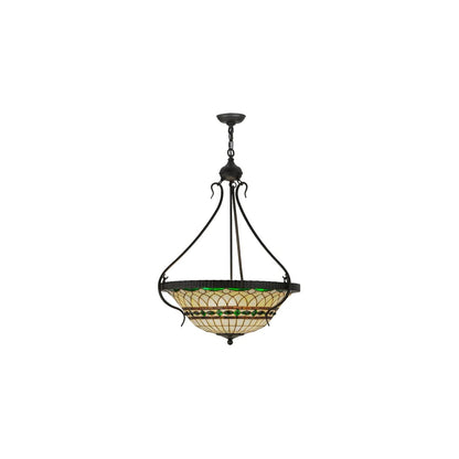 Tiffany Roman 4 Light 27" Wide Pendant