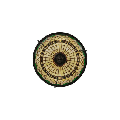 Tiffany Roman 4 Light 27" Wide Pendant