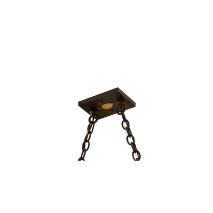 Moose at Lake 6 Light 17" Wide Linear Pendant