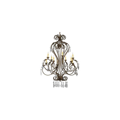 Josephine 10 Light 48" Wide Taper Candle Empire Chandelier