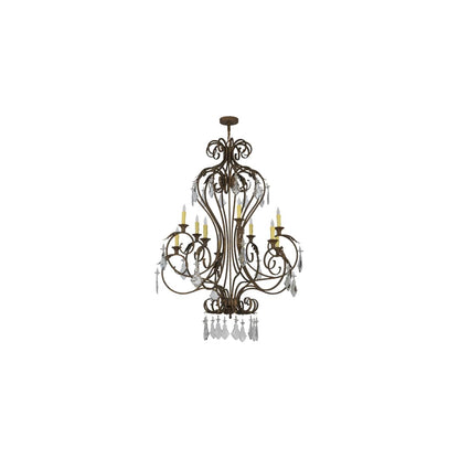 Josephine 10 Light 48" Wide Taper Candle Empire Chandelier