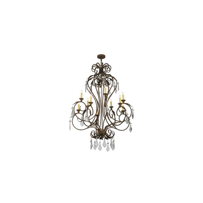 Josephine 10 Light 48" Wide Taper Candle Empire Chandelier