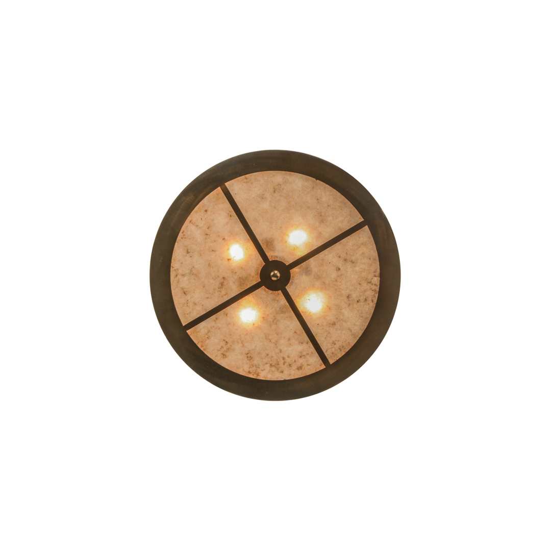Quail Hunter with Dog 4 Light 24" Wide Pendant