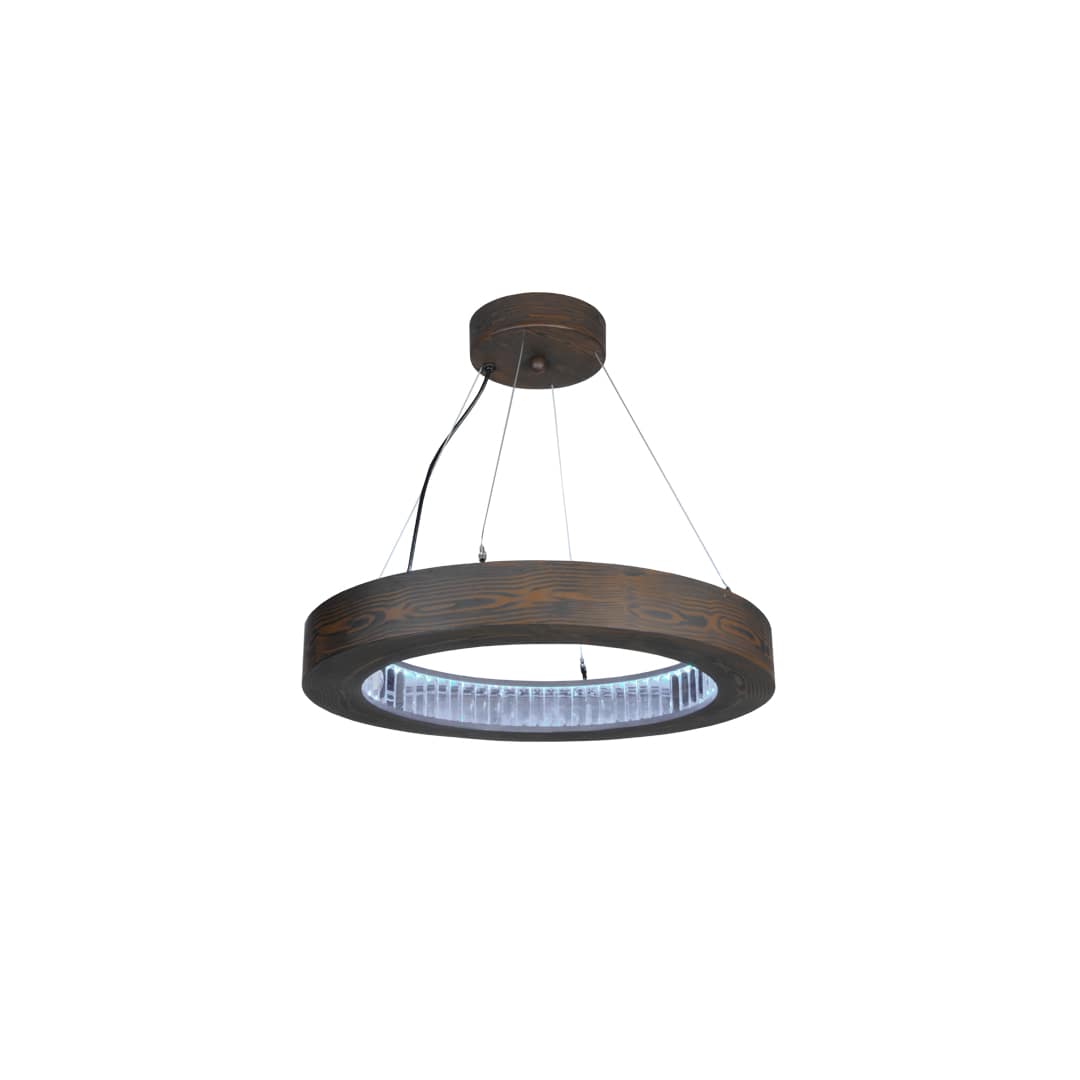 Hickory Treasures 25" Wide Wood Pendant