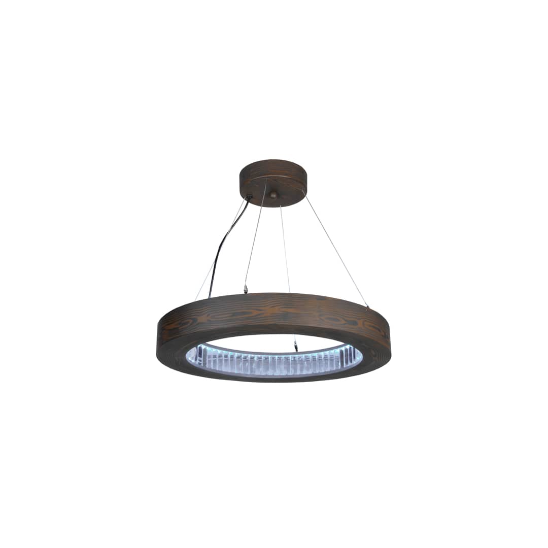 Hickory Treasures 25" Wide Wood Pendant