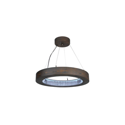 Hickory Treasures 25" Wide Wood Pendant