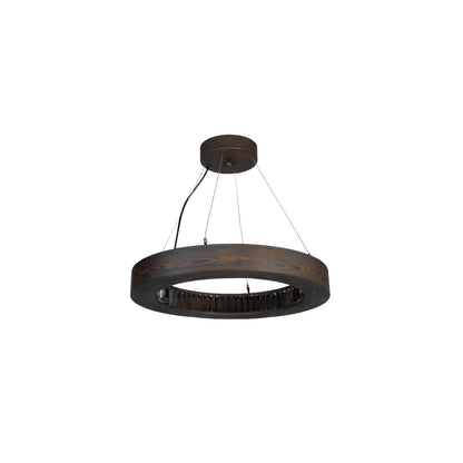 Hickory Treasures 25" Wide Wood Pendant