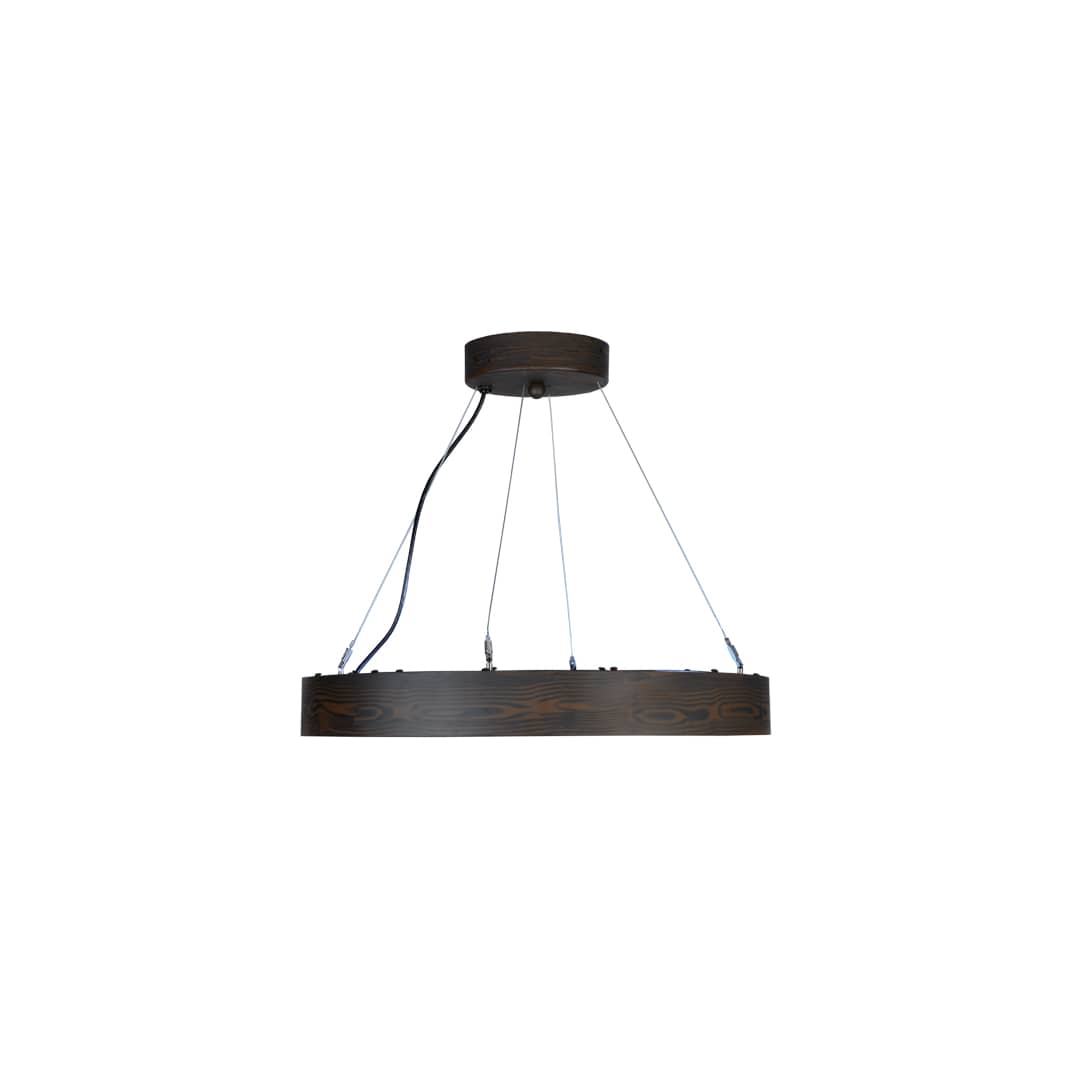 Hickory Treasures 25" Wide Wood Pendant