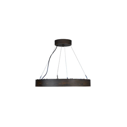 Hickory Treasures 25" Wide Wood Pendant