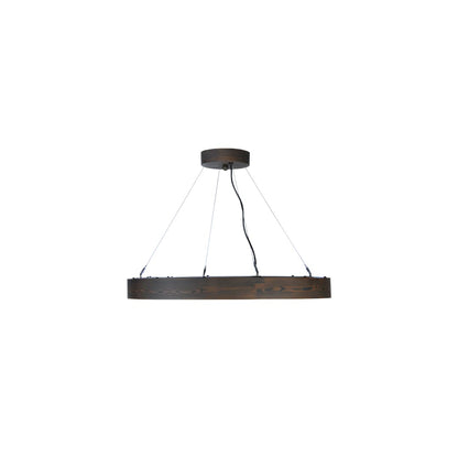 Hickory Treasures 32" Wide Wood Pendant