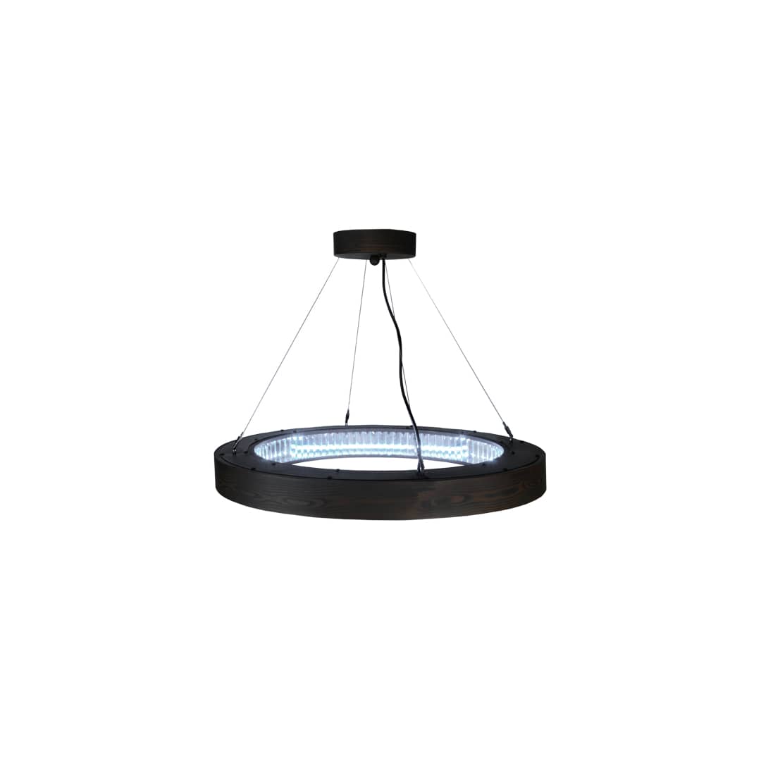 Hickory Treasures 32" Wide Wood Pendant