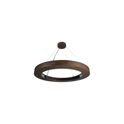 Hickory Treasures 40" Wide Wood Pendant