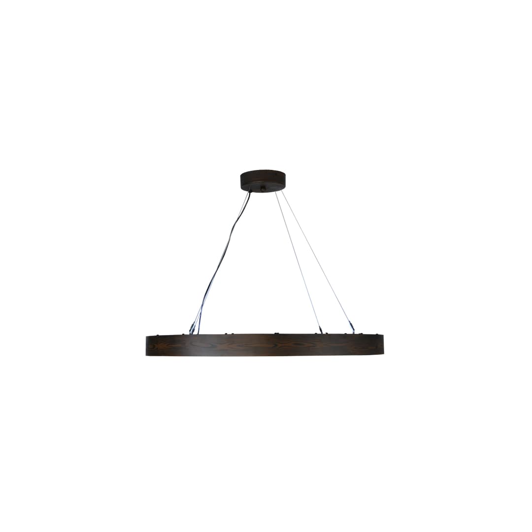 Hickory Treasures 40" Wide Wood Pendant