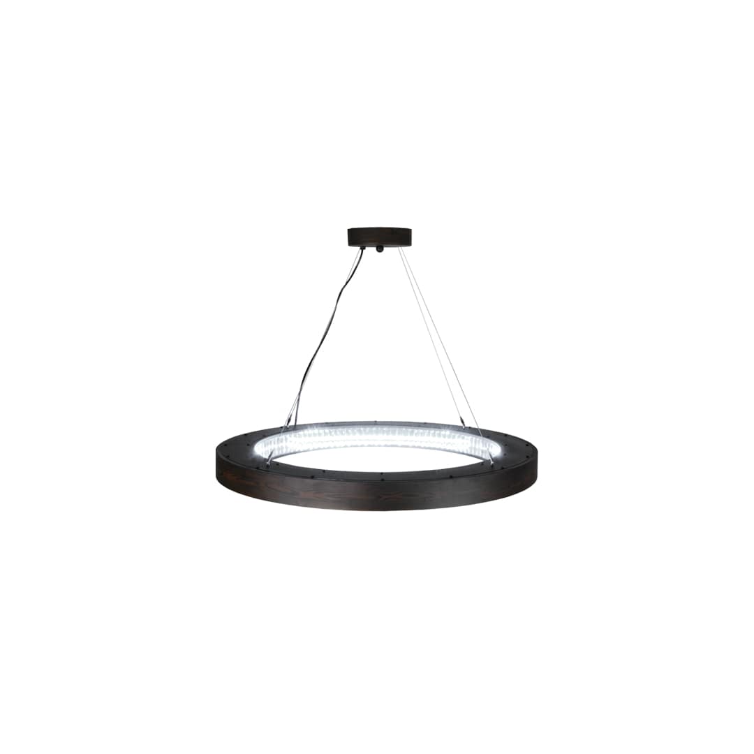 Hickory Treasures 40" Wide Wood Pendant