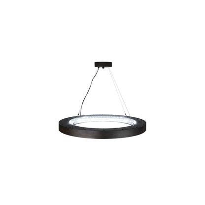 Hickory Treasures 40" Wide Wood Pendant