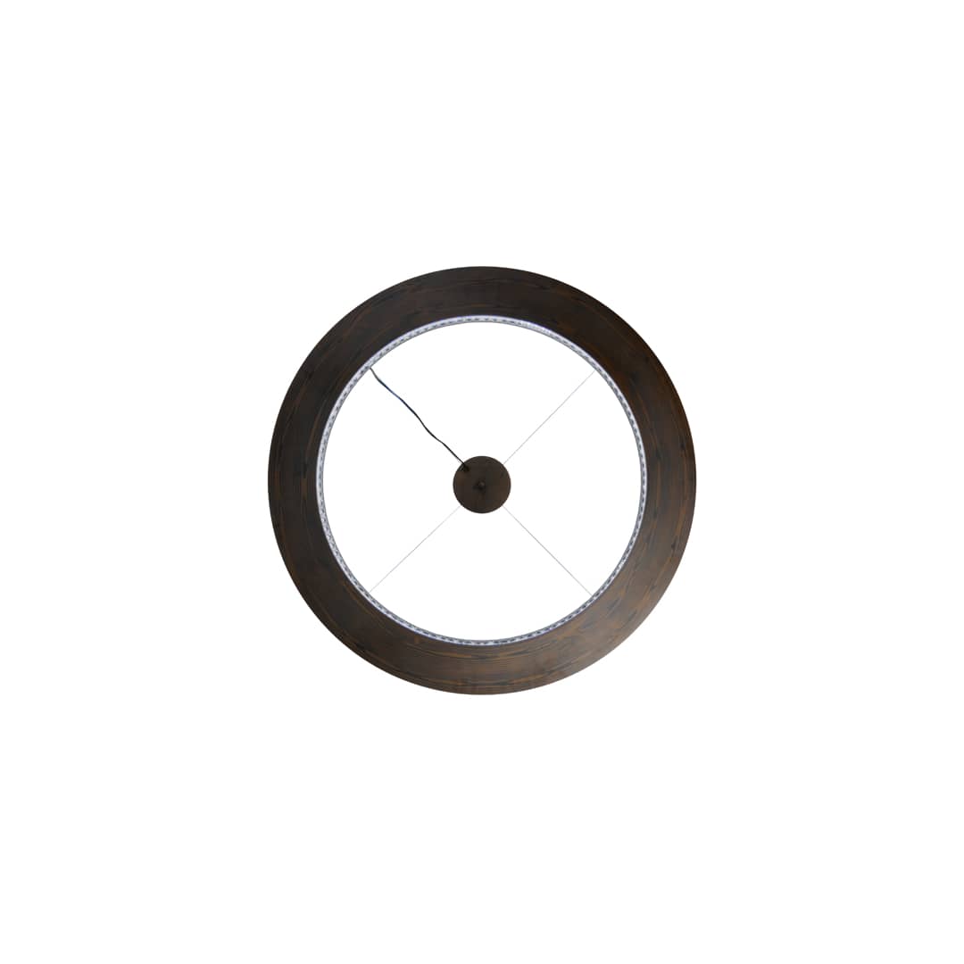 Hickory Treasures 40" Wide Wood Pendant