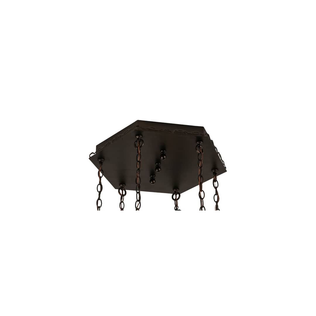 Craftsman 6 Light 27" Wide Multi Light Pendant
