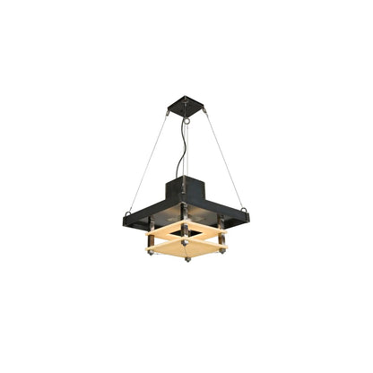 Metropolis 2 Light 18" Wide Abstract Pendant