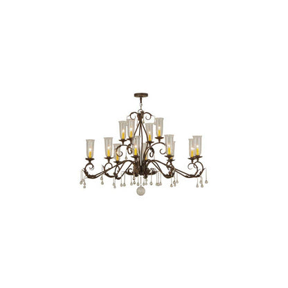 Long Windsor 14 Light 38" Wide Chandelier