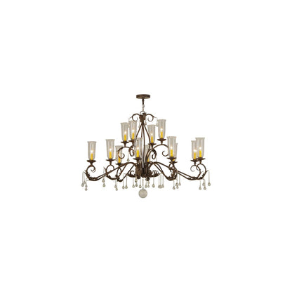 Long Windsor 14 Light 38" Wide Chandelier
