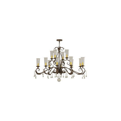 Long Windsor 14 Light 38" Wide Chandelier