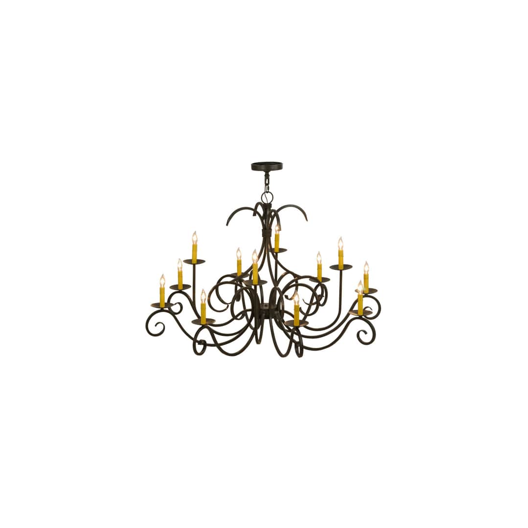 Cypress 12 Light 48" Wide Taper Candle Style Chandelier