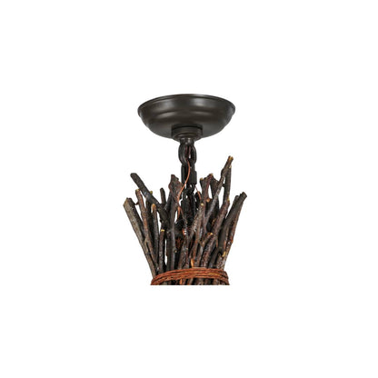 Twigs 35" Wide Taper Candle Pendant