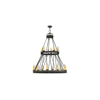 Lakeshore 15 Light 48" Wide Taper Candle Style Chandelier