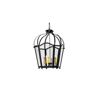 Citadel 6 Light 33" Wide Taper Candle Pendant